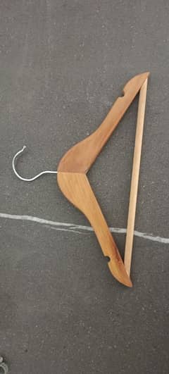 wooden hanger