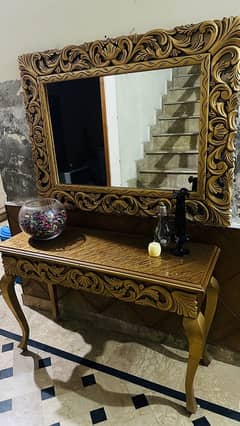 console and mirror