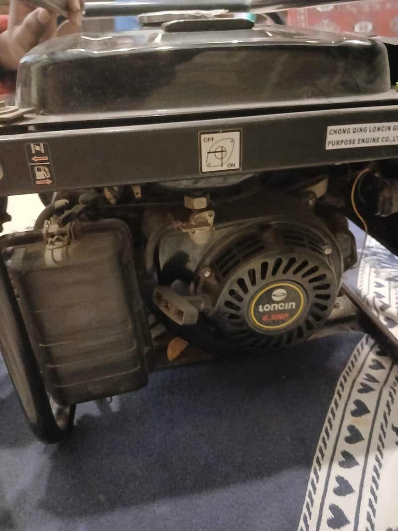 Scratchless hardly used Loncin generator 2