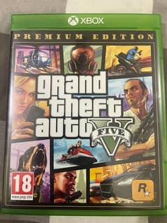 GTA V xbox one premium edition CD