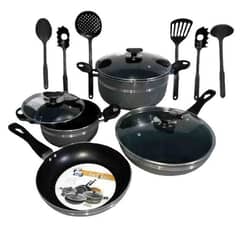 Non Stick Cookware Set- 13 Pcs -