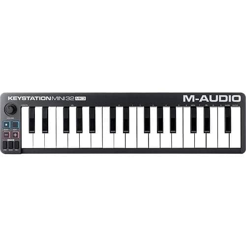 M-Audio Keystation Mini 32 MK3 Portable Mini-USB MIDI Controller 0