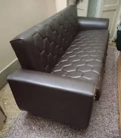 Sofa Bed leather premium