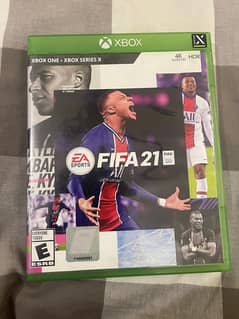 FIFA 21 Xbox series X and Xbox one 4k CD