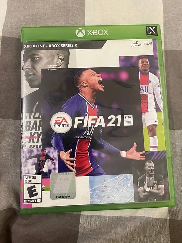 FIFA 21 Xbox series X and Xbox one 4k CD 0