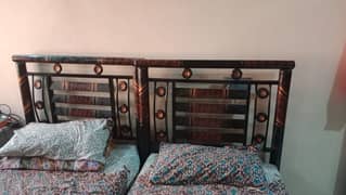 single single iron bed