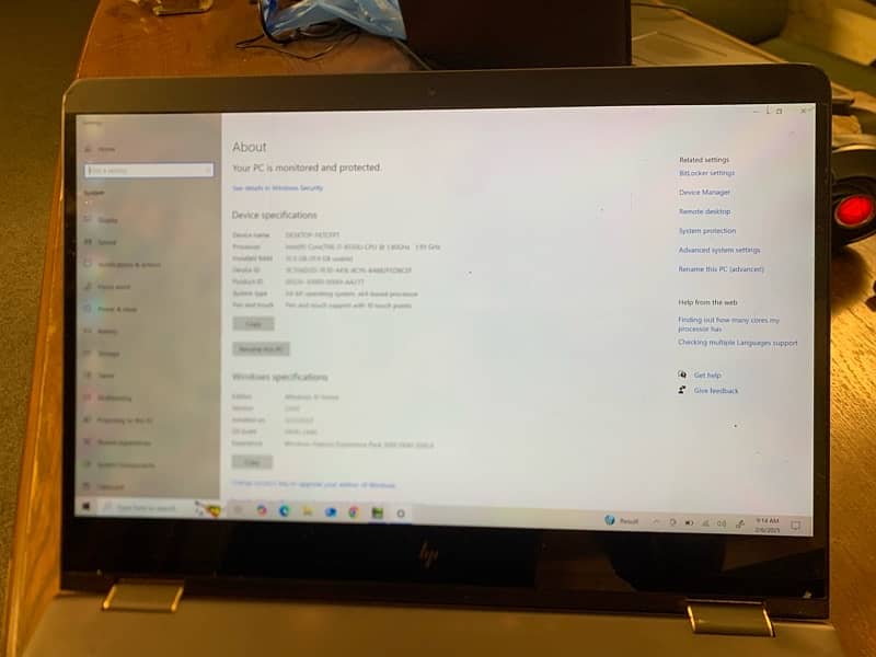 HP Spectre i7 8th Gen 5