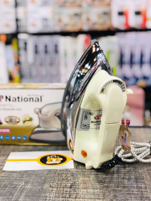 National Plastic & Iron جاپانی نیشنل DE-LUXE آٹومیٹک آئرن 220V- 1000W 4