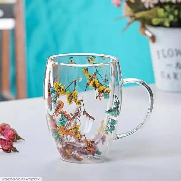 Elegant Glass Mug perfect for travel and guestroom 7