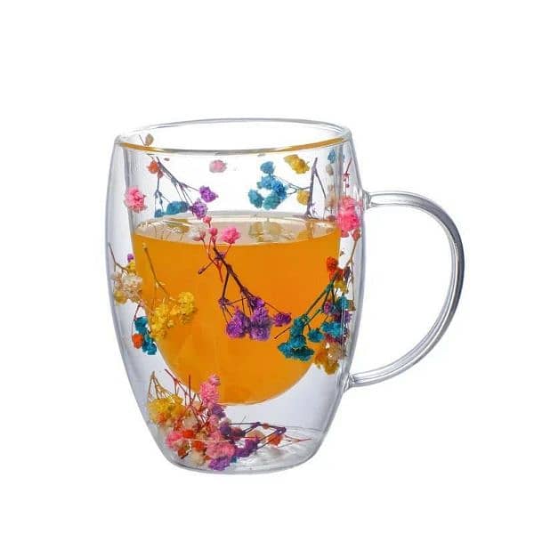 Elegant Glass Mug perfect for travel and guestroom 11