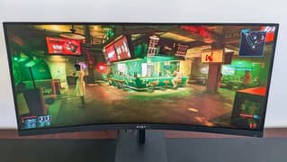 HP Omen 34inch WQHD 4K 165Hz 1ms HDR UltraWide Curved Gaming Monitor