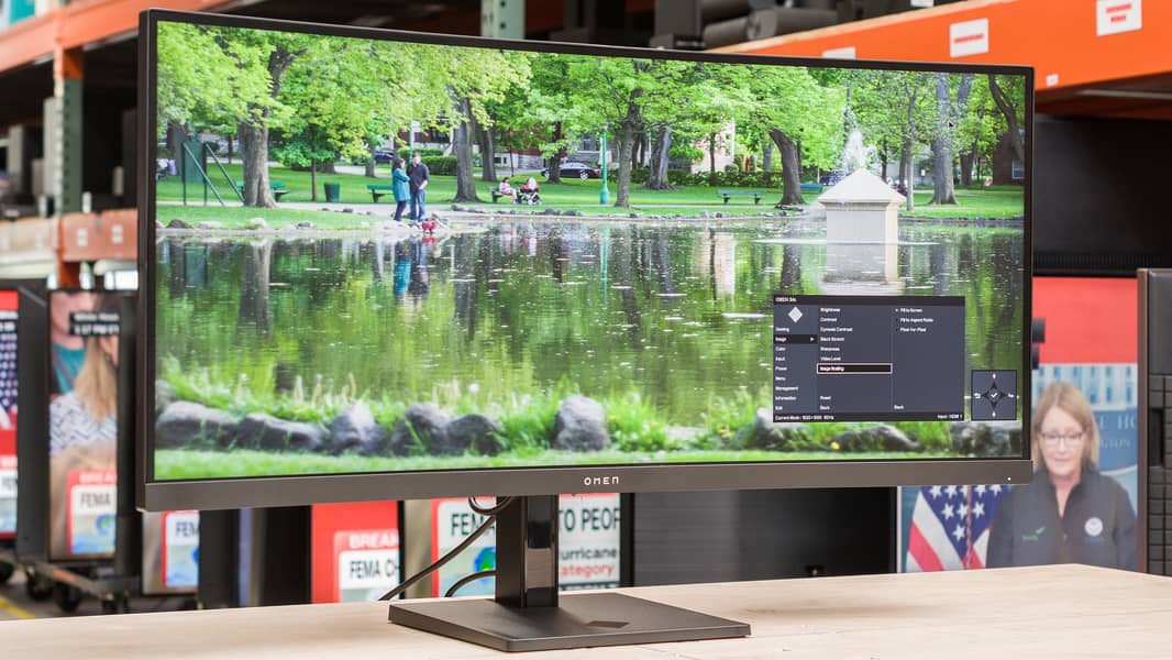 HP Omen 34inch WQHD 4K 165Hz 1ms HDR UltraWide Curved Gaming Monitor 1