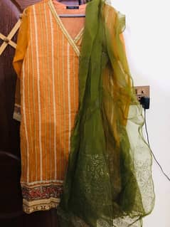 casual shirt plus dupatta