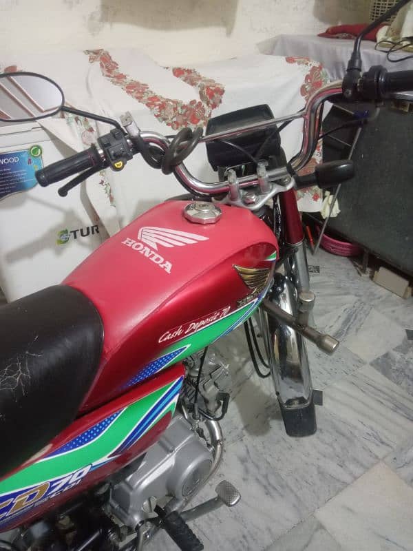 honda cd 70 2018 model in mint condition 3