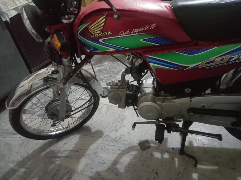 honda cd 70 2018 model in mint condition 7