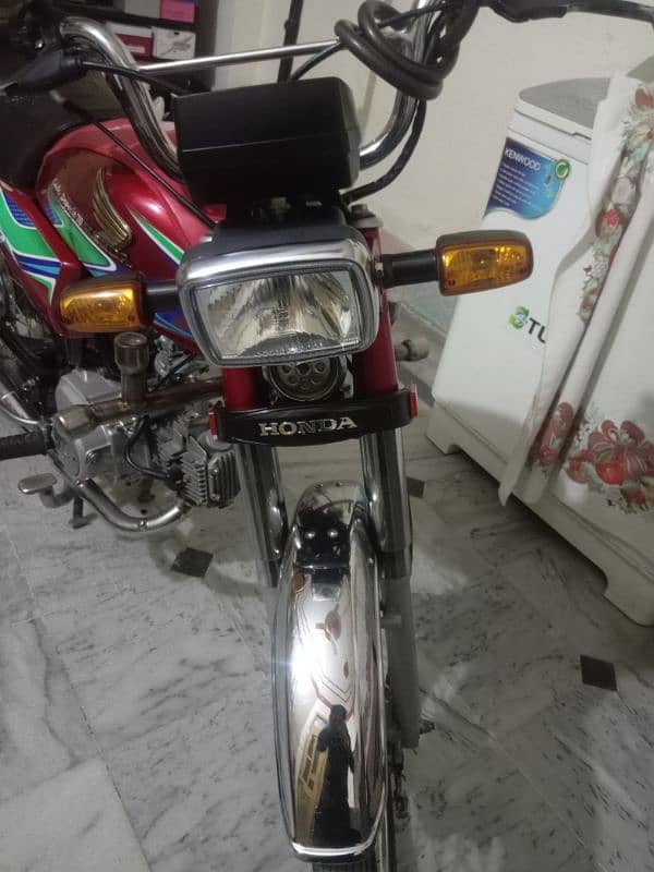 honda cd 70 2018 model in mint condition 8