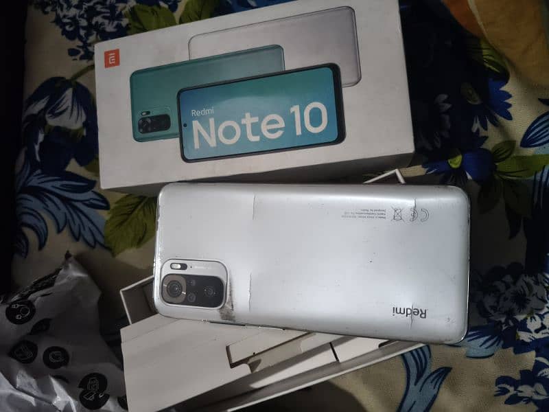 Redmi note 10 complete box Pta Approved 0