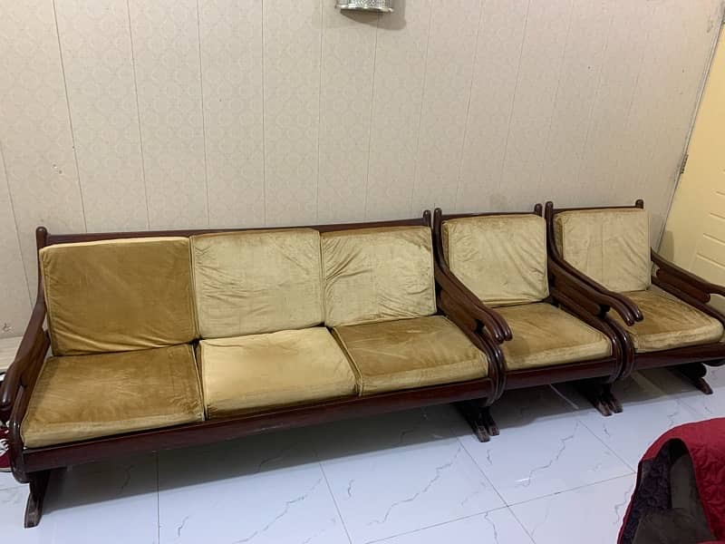 Sofa set For sale Pure wood 1