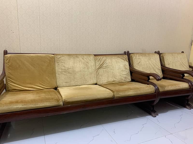 Sofa set For sale Pure wood 3