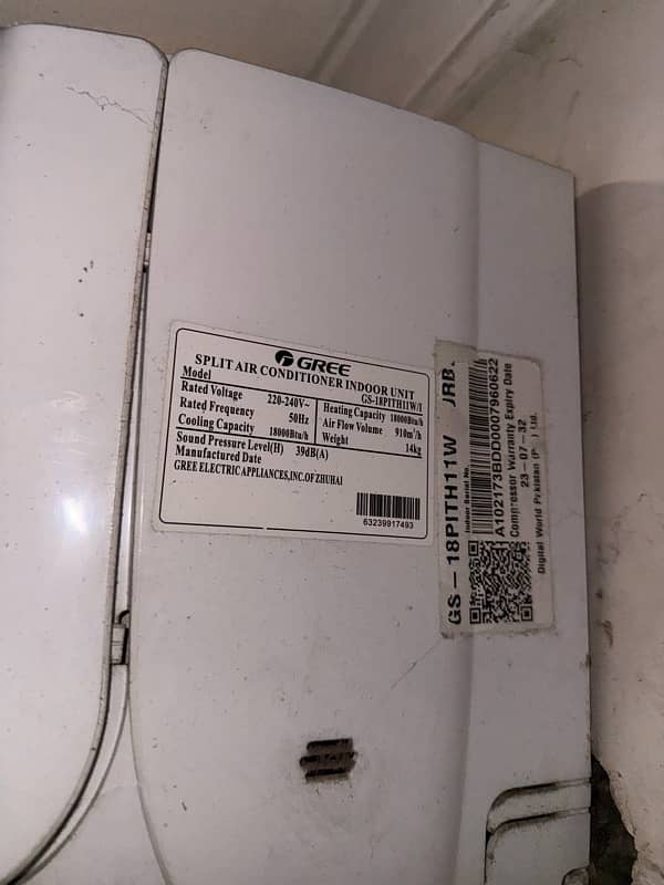 GREE 1.5 TON HEAT/COOL INVERTER 1