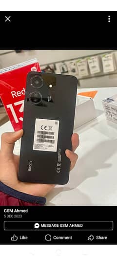 Xiaomi Redmi 13C (Midnight Black 128GB + 6GB)