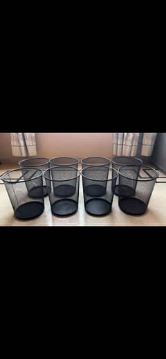 Black mash Dustbins