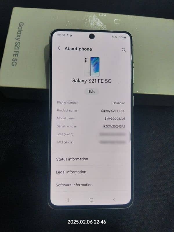 Samsung  Galaxy S21 fe non-pta 1