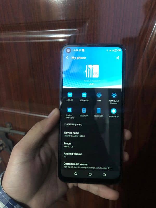 tecno camon15 4/128gb aprove 2