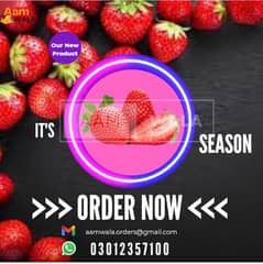 Taza Strawberry , Mazedaar Amrood, Anar, Orange & Seasonal Fruits -