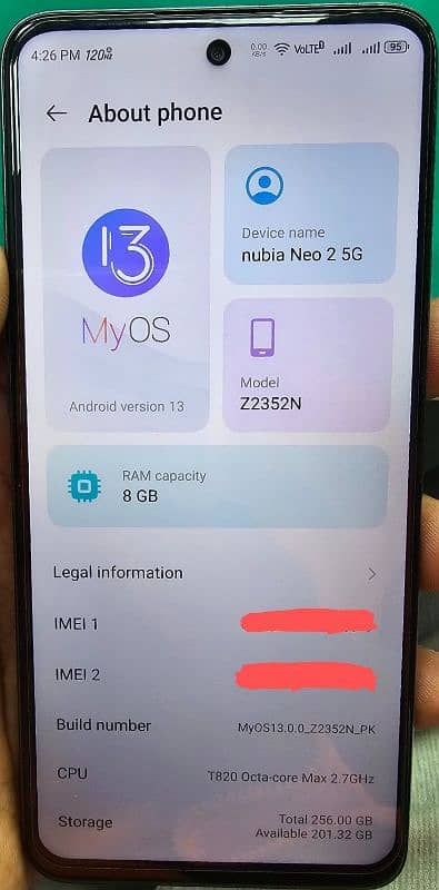 Nubia Neo 2 5G 10/10 2