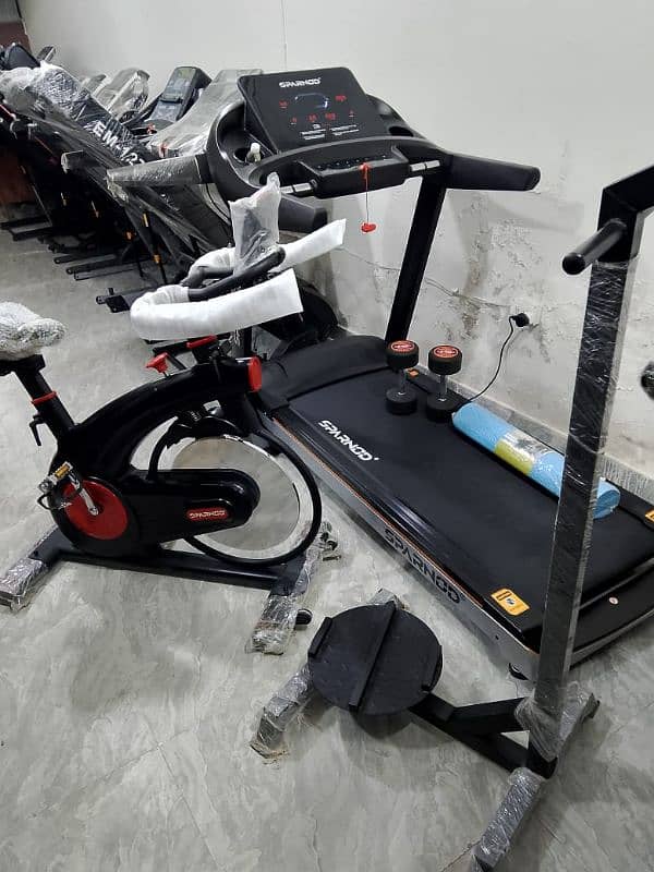 DEAL OF THE MONTH. 1. SPARNOD TREADMILL, SPINNING BIKE, TWISTER, YOGA 3