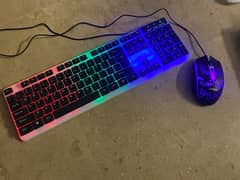 Gaming Keyboard + Mouse + Mouse pad Logitech