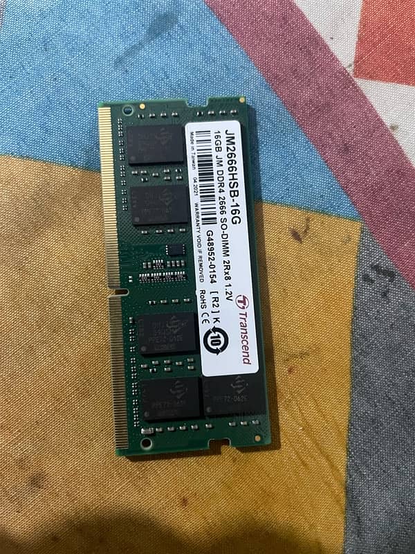 Laptop Transcend DDR4 - 16GB Ram 2