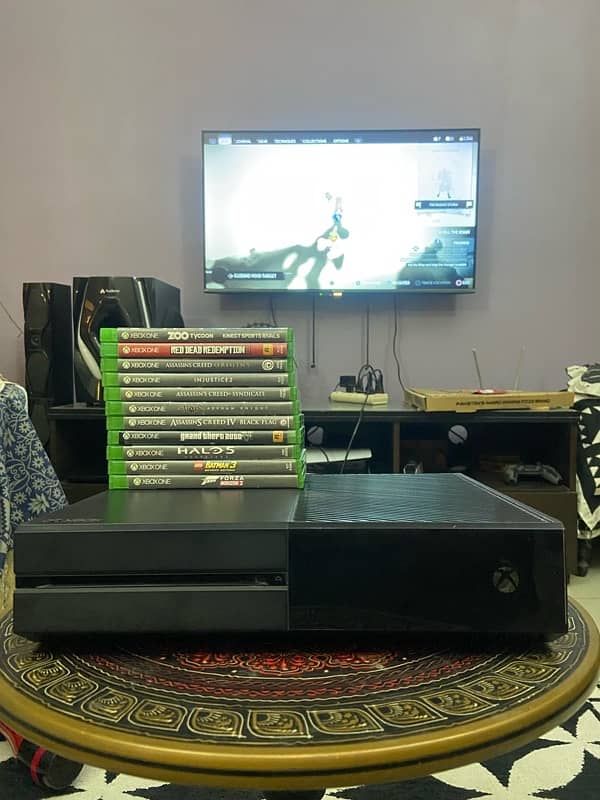 Xbox One 500GB + Kinect + 11 games + 2 controllers 1