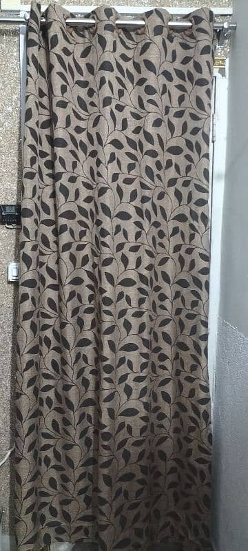 Stylish Curtain Set for Sale - 2 Pieces (Length: 7 ft) 1