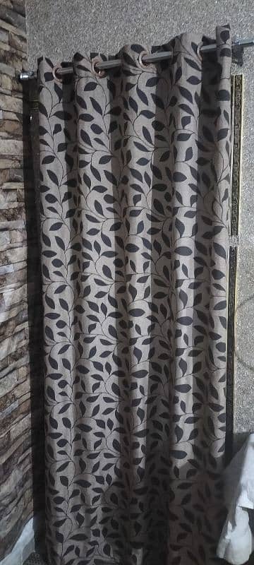 Stylish Curtain Set for Sale - 2 Pieces (Length: 7 ft) 3