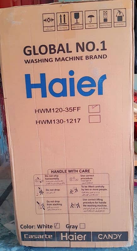 haier hwm120-35FF, 12kg capacity 1