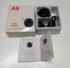 "A9 WiFi Mini Camera – 1080p HD Wireless Security Camera for Home, Inf