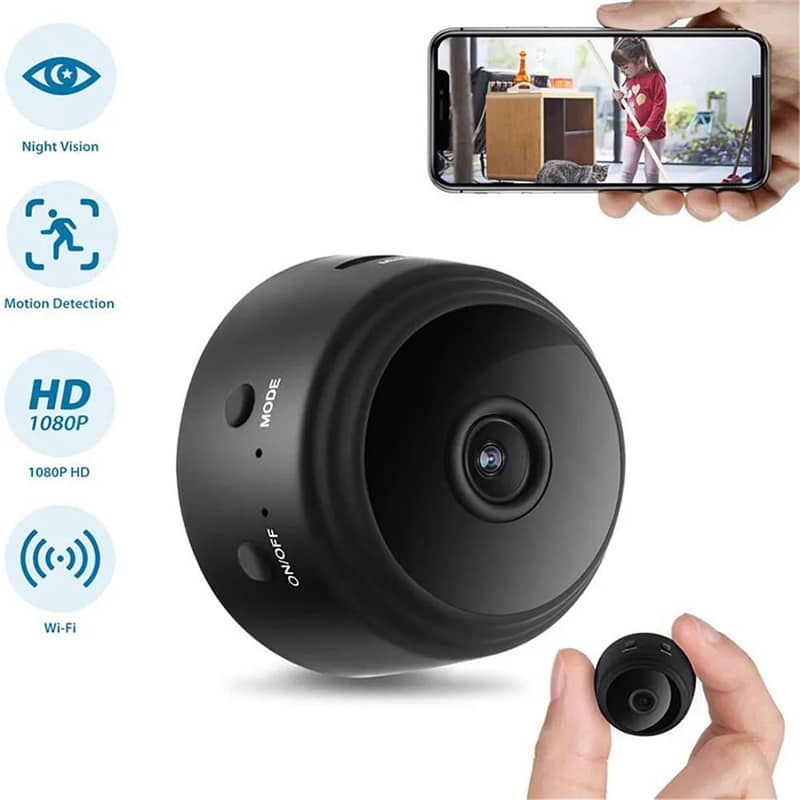 "A9 WiFi Mini Camera – 1080p HD Wireless Security Camera for Home, Inf 6