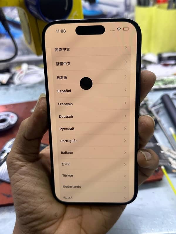 iPhone 14 Pro Original LCD Big Dot Original iCloud No Glass Change 1