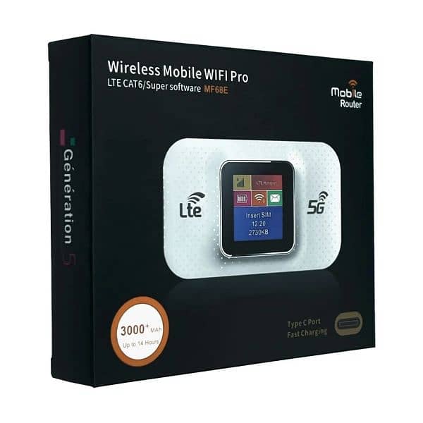 Huawei Portable WiFi Router (Unlocked) with Built-in Battery 0