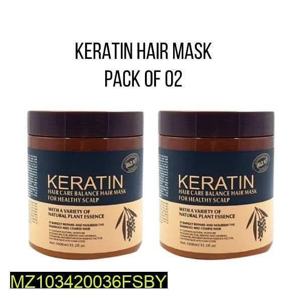 keratin hair mask treatment -500 ml pack of(100 rs . dilvery charges 1