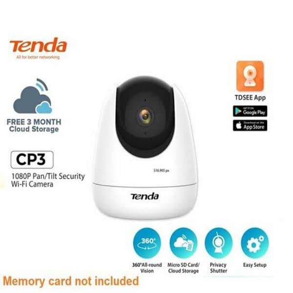 Tenda CP3 Home Security WIFI camera-Wireless 3