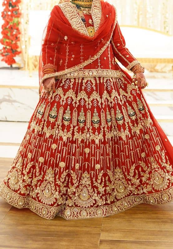 Bridal Lehenga (Suffuse)  and Bridal Maxy 3