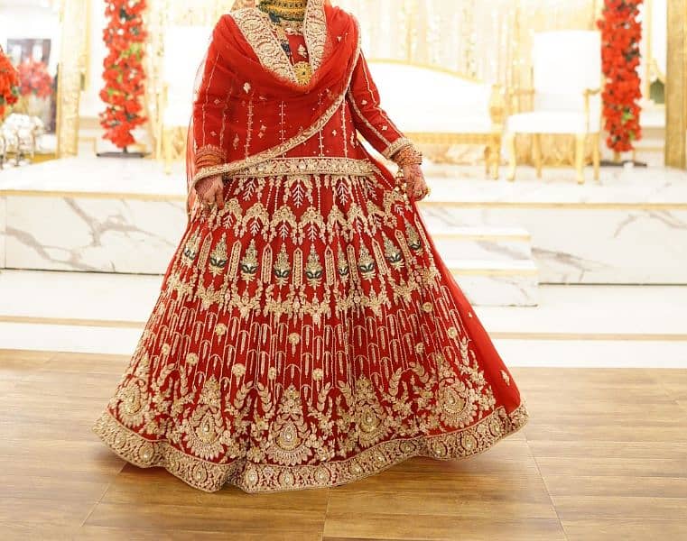 Bridal Lehenga (Suffuse)  and Bridal Maxy 4