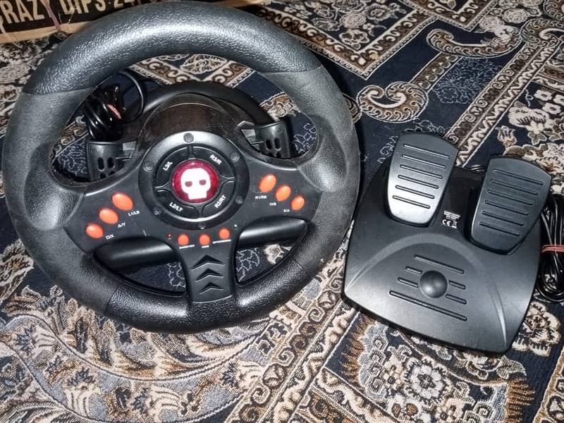 xbox 360 steering wheel  pc  gaming 3