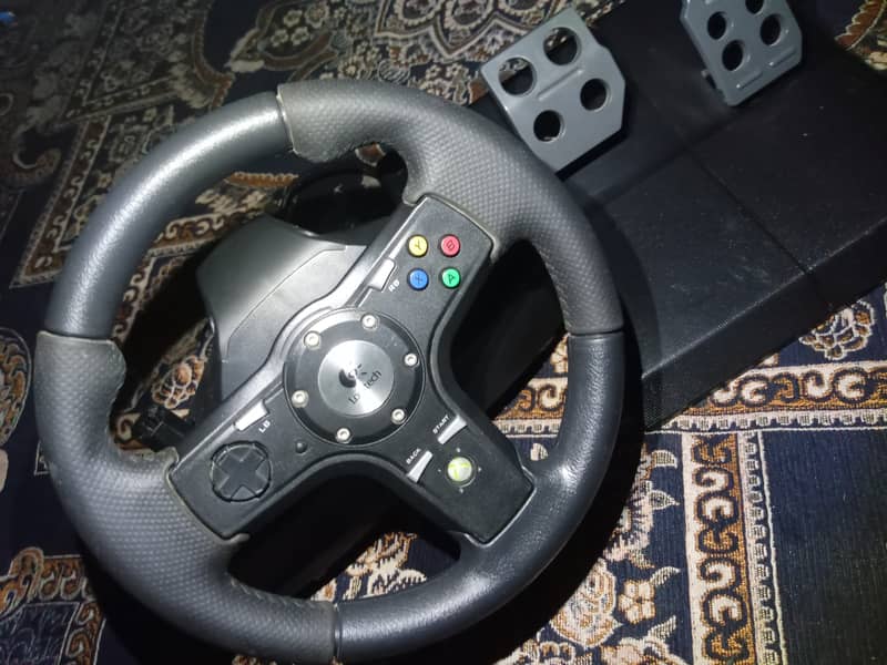 xbox 360 steering wheel  pc  gaming 6