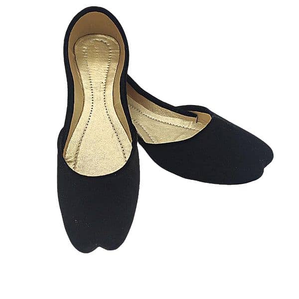 Ladies Plain velvet Khussas 1