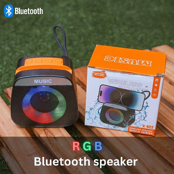 Bluetooth Mp3 Speaker With RGB Lights 0