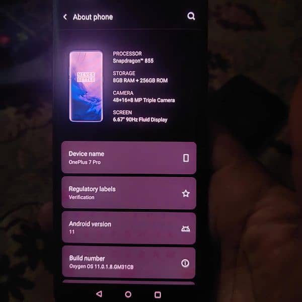 oneplus 7 pro 8GB 256 9/10 not PTA 0